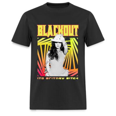 Britney Blackout Playera Regular Miniatura