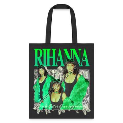 Rihanna Bitch Better Have My Money Tote Bag Miniatura