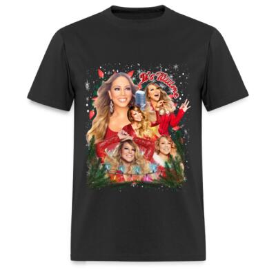Mariah Carey Christmas Playera Regular Miniatura
