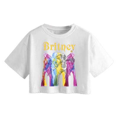 Britney Colores Crop Top Miniatura