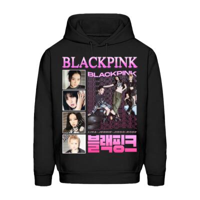 Blackpink In Your Area Rosa Hoodie Miniatura
