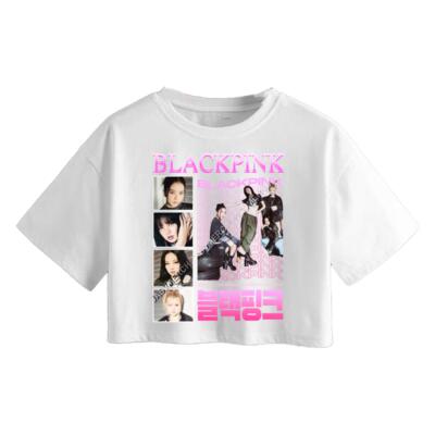 Blackpink In Your Area Rosa Crop Top Miniatura