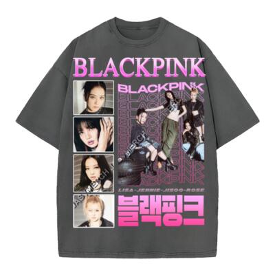 Blackpink In Your Area Rosa Oversized Peso Completo Miniatura