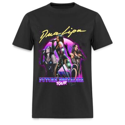 Dua Lipa Future Nostalgia Tour Playera Regular Miniatura