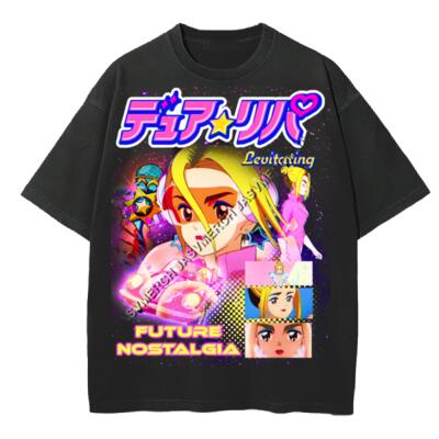 Dua Lipa Anime Oversized Peso Completo Miniatura