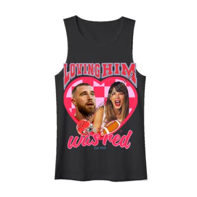 Taylor Loving Him Was Red Tank Top Miniatura