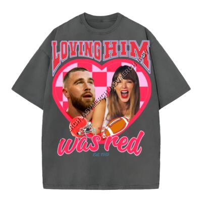 Taylor Loving Him Was Red Oversized Peso Completo Miniatura