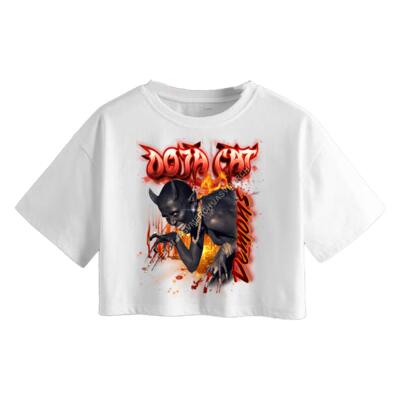 Doja Cat Demons Crop Top Miniatura