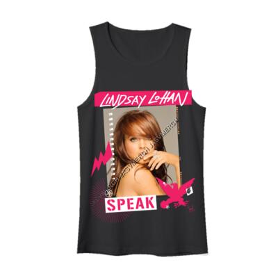 Lindsay Lohan Speak Tank Top Miniatura