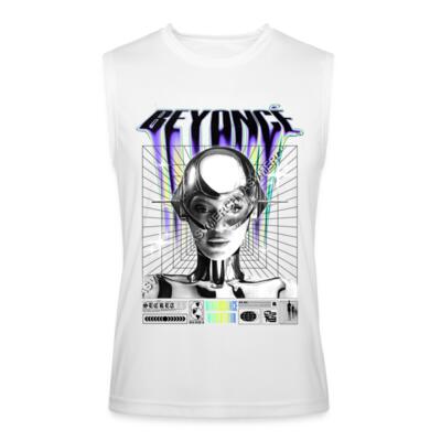 Beyonce Robot Off White Sin Mangas Miniatura