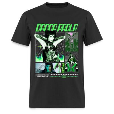 Danna Cyberpunk Playera Regular Miniatura