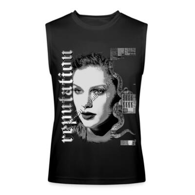 Reputation Taylor Black and White Sin Mangas Miniatura