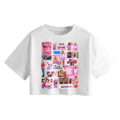 Mean Girls Quotes Crop Top Miniatura