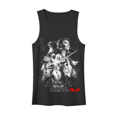 RENAISSANCE BLACK AND WHITE Tank Top Miniatura