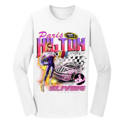 Paris Hilton Racing Manga Larga Miniatura