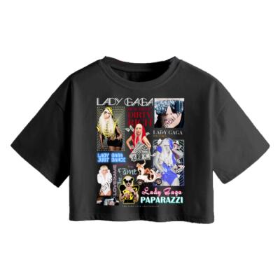 Gaga The Fame Era Crop Top Miniatura