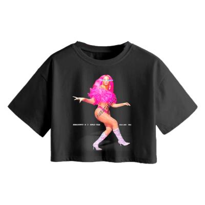 Beyonce Renaissance Vogue Pink Crop Top Miniatura