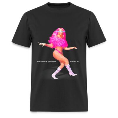 Beyonce Renaissance Vogue Pink Playera Regular Miniatura