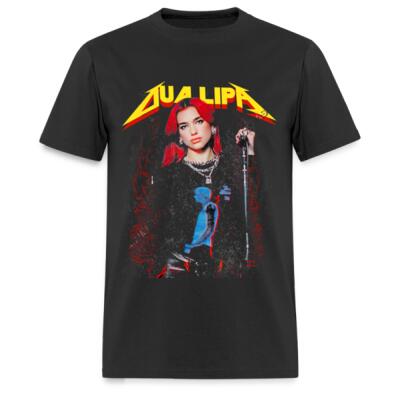 Dua Lipa Rocker Playera Regular Miniatura