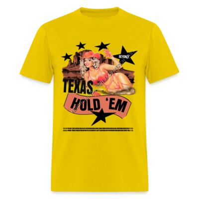 Beyonce Texas Hold Em Playera Regular Miniatura