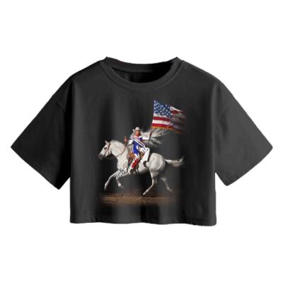 Cowboy Carter Cover Crop Top Miniatura