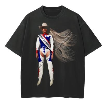 Cowboy Carter Back and Front Oversized Peso Completo Miniatura