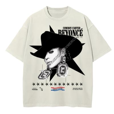 Cowboy Carter Stars Light Oversized Peso Completo Miniatura