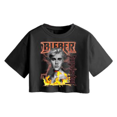 Justin Bieber Purpose Tour Crop Top Miniatura
