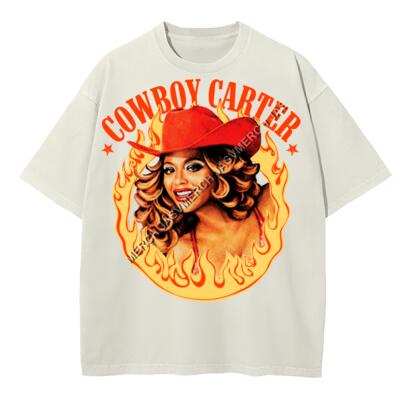 Cowboy Carter Flames Oversized Peso Completo Miniatura