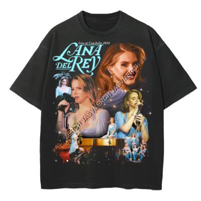 Lana Del Rey Coachella Oversized Peso Completo Miniatura