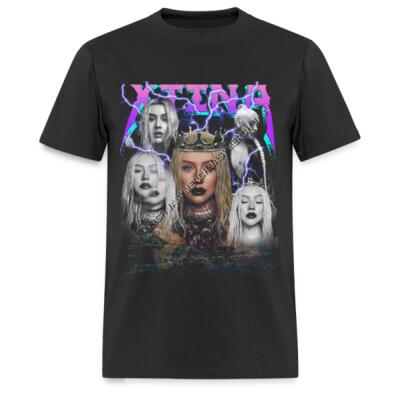 Xtina Dark Playera Regular Miniatura