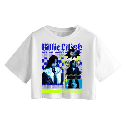 Billie Eilish Hit Me Crop Top Miniatura