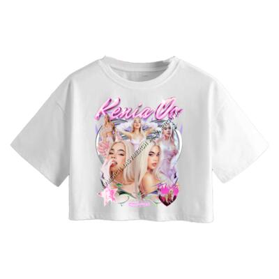 Kenia Os Pink Aura Crop Top Miniatura