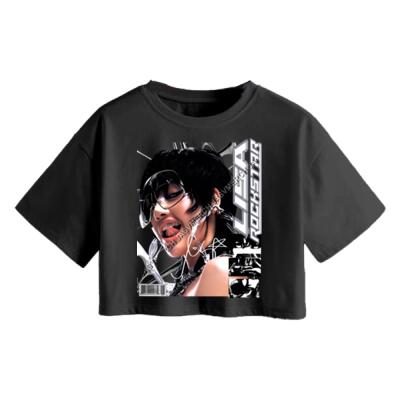 Lisa Rockstar Crop Top Miniatura