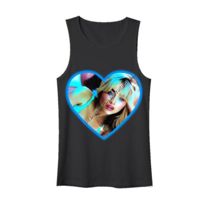 Sabrina Carpenter Blue Tank Top Miniatura