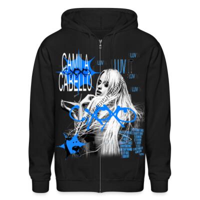 Camila Cabello XOXO Zip Up Hoodie Miniatura