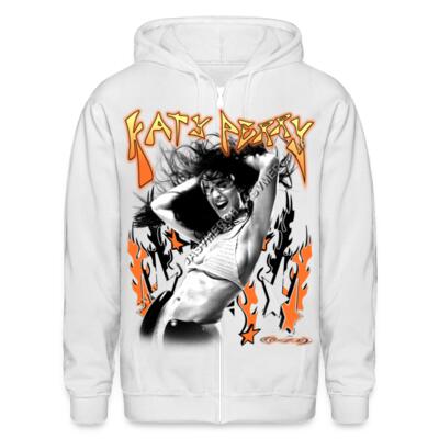 Katy Perry Fire Zip Up Hoodie Miniatura