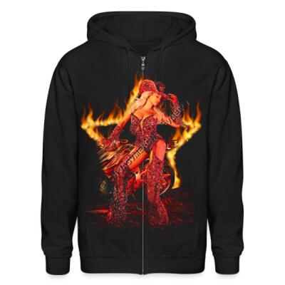 Cowboy Carter Firestar Zip Up Hoodie Miniatura
