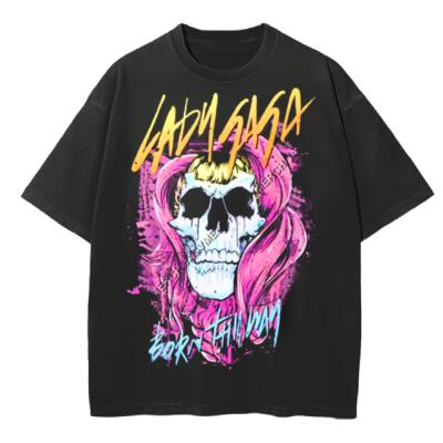 Born This Way Skull Oversized Peso Completo Miniatura