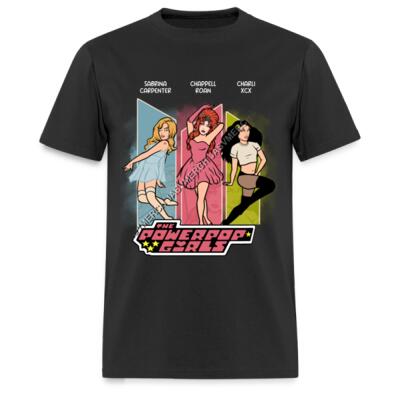 THE POWERPOP GIRLS Playera Regular Miniatura