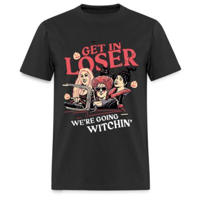 Get In Loser We're Going Witching Playera Regular Miniatura