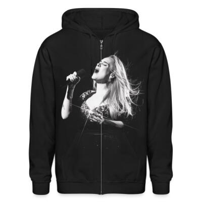 Adele In Munich Zip Up Hoodie Miniatura