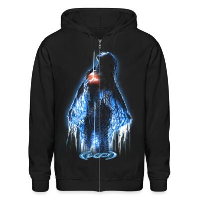 KP 143 Blue Drip Zip Up Hoodie Miniatura