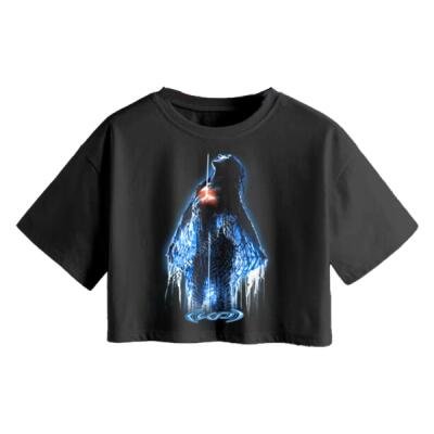 KP 143 Blue Drip Crop Top Miniatura