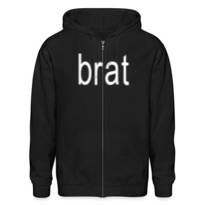 BRAT TRACKLIST Zip Up Hoodie Miniatura
