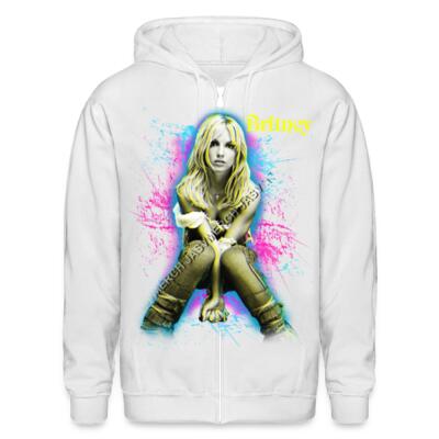 Britney Album Zip Up Hoodie Miniatura