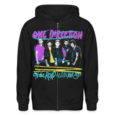 One Direction Zip Up Hoodie Miniatura
