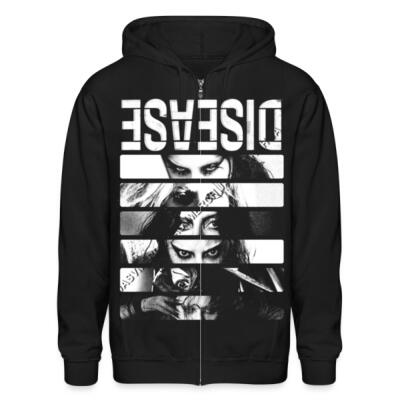 DISEASE MV Zip Up Hoodie Miniatura