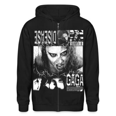 DISEASE MUSIC VIDEO Zip Up Hoodie Miniatura