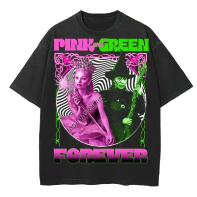 PINK AND GREEN FOREVER OVersized Peso Completo Miniatura